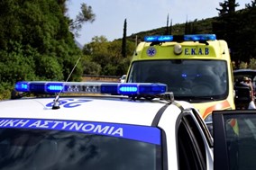 Σύγκρουση οχημάτων στην Φαρσάλων με δυο τραυματίες
